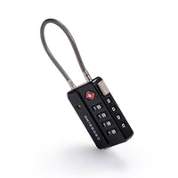 Crossing TSA 4-Dial Travel Lock With Indicator - Black
