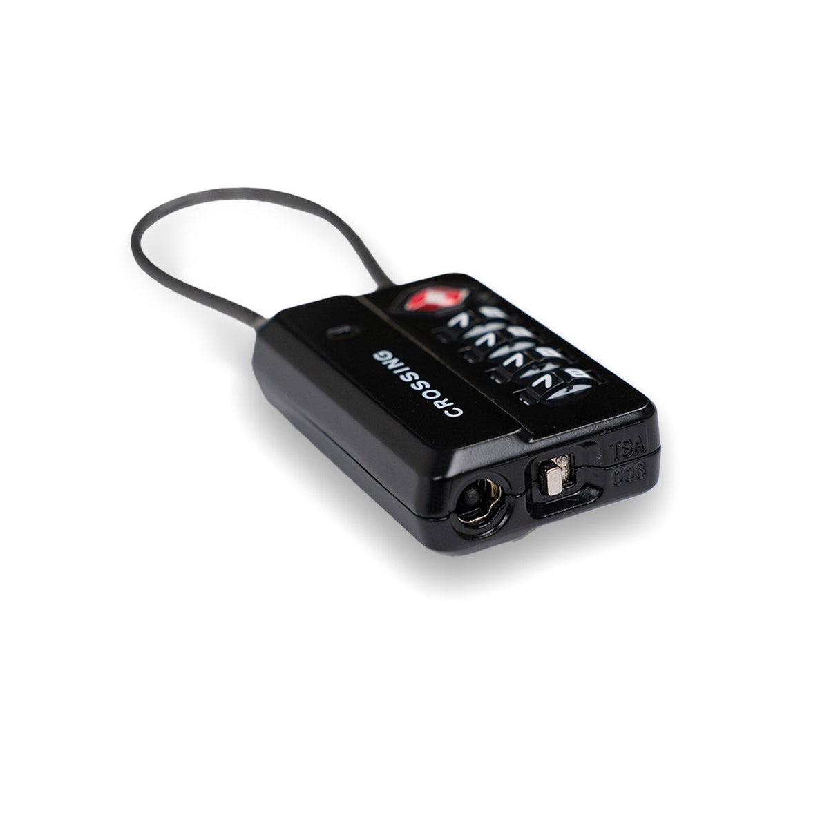 Crossing TSA 4-Dial Travel Lock With Indicator - Black