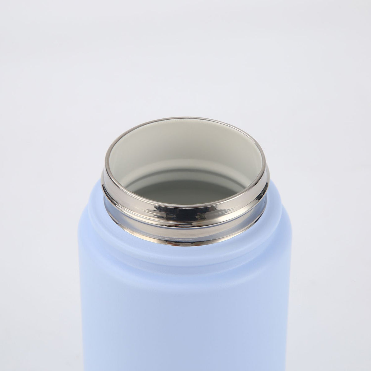 Crossing Urban Ceramic S/S Insulated Flat Cap Bottle With Handle 400ml - Sky Blue