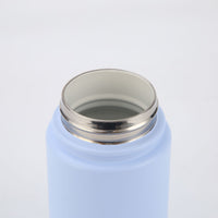 Crossing Urban Ceramic S/S Insulated Flat Cap Bottle With Handle 400ml - Sky Blue