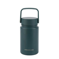 Crossing Urban Ceramic S/S Insulated Flat Cap Bottle With Handle 400ml - Squash V2