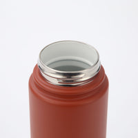 Crossing Urban Ceramic S/S Insulated Flat Cap Bottle With Handle 400ML - Terracotta