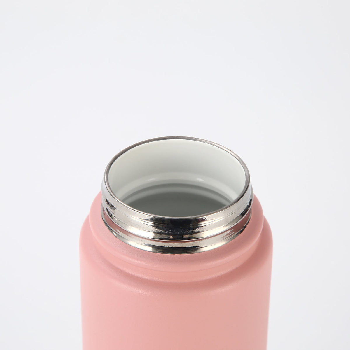 Crossing Urban Ceramic S/S Insulated Flat Cap Bottle With Handle 600ml - Dusty Rose (Dark Pink)