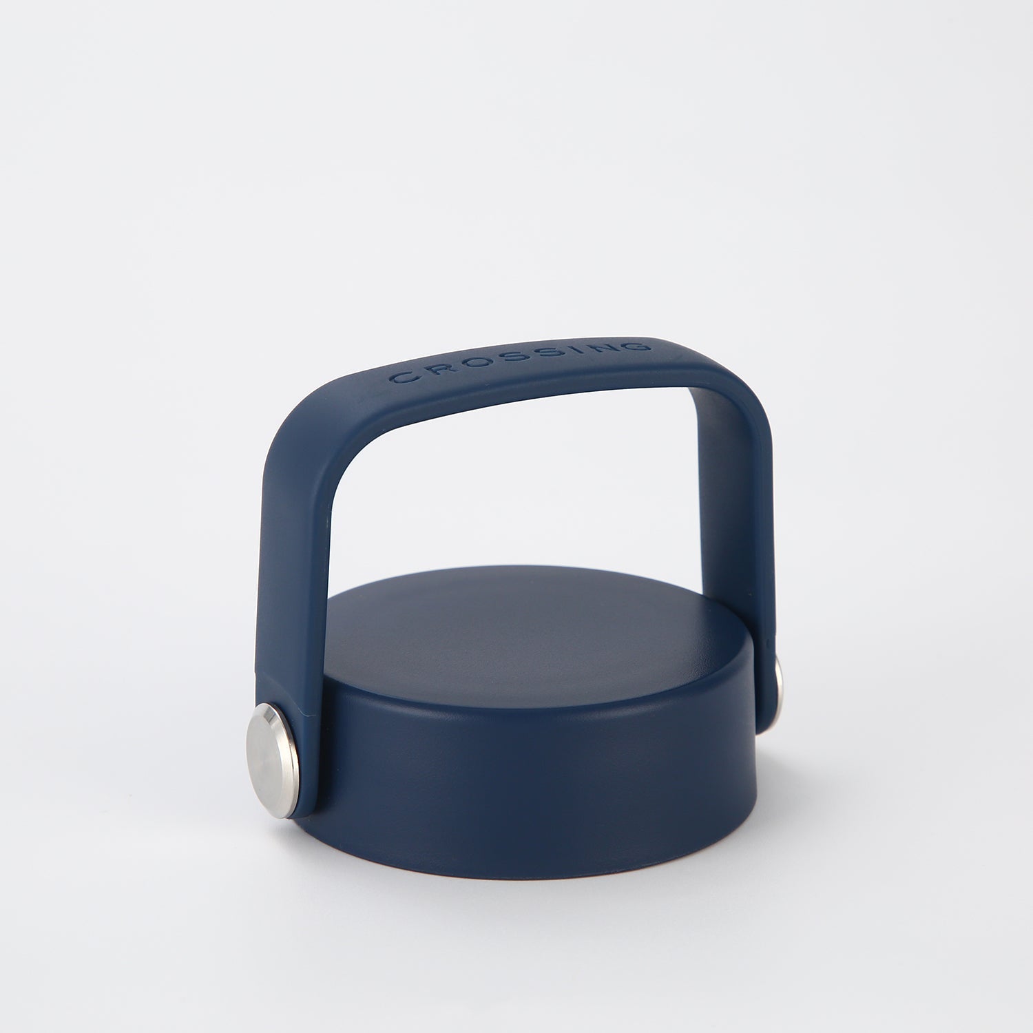 Crossing Urban Ceramic S/S Insulated Flat Cap Bottle With Handle 600ml - Ink Blue (Dark Blue)