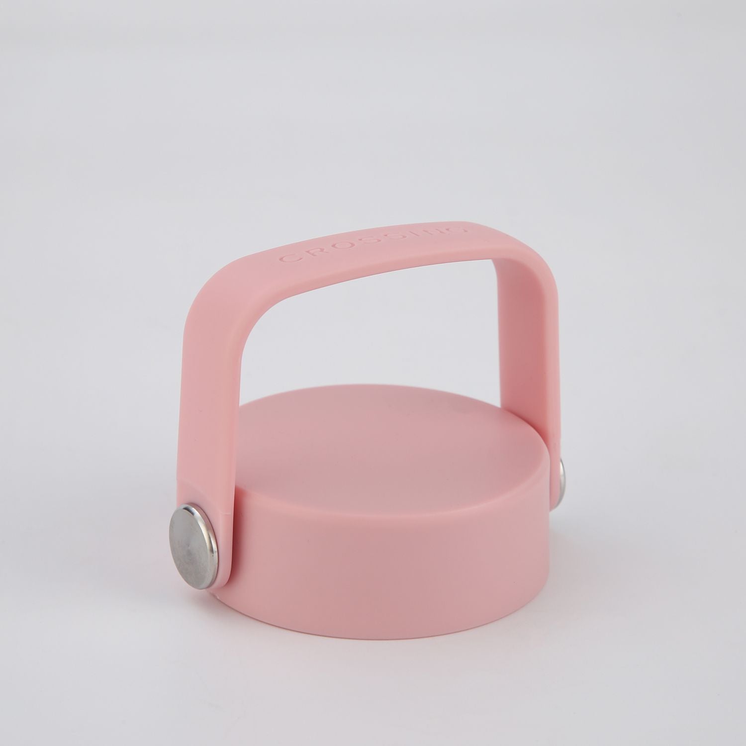 Crossing Urban Ceramic S/S Insulated Flat Cap Bottle With Handle 600ml - Light Pink