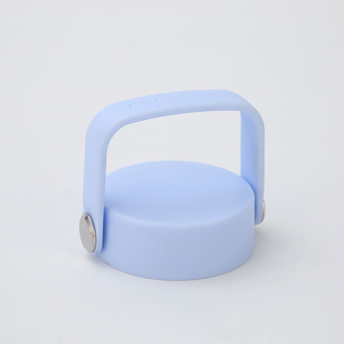 Crossing Urban Ceramic S/S Insulated Flat Cap Bottle With Handle 600ML - Skyline Singapore (Sky Blue)