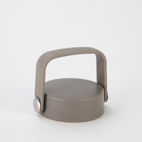 Crossing Urban Ceramic S/S Insulated Flat Cap Bottle With Handle 720ml - Latte (Light Grey)