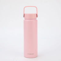 Crossing Urban Ceramic S/S Insulated Flat Cap Bottle With Handle 720ml - Light Pink