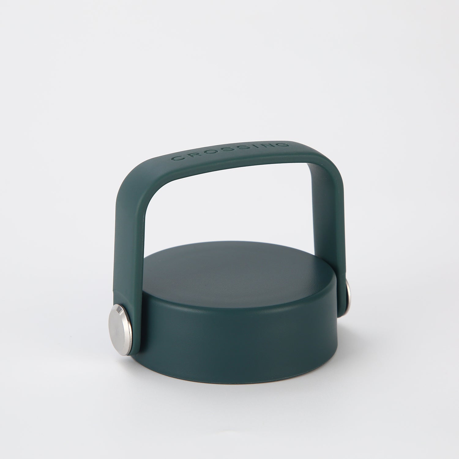 Crossing Urban Ceramic S/S Insulated Flat Cap Bottle With Handle 720ml - Squash (Dark Green)