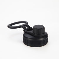 Crossing Urban Ceramic S/S Insulated Screw Cap Sports Bottle With Handle 1000ml - Ebony (Black)