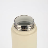 Crossing Urban Ceramic S/S Insulated Screw Cap Sports Bottle With Handle 400ml - Cotton (White)