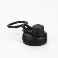 Crossing Urban Ceramic S/S Insulated Screw Cap Sports Bottle With Handle 600ml - Ebony (Black)