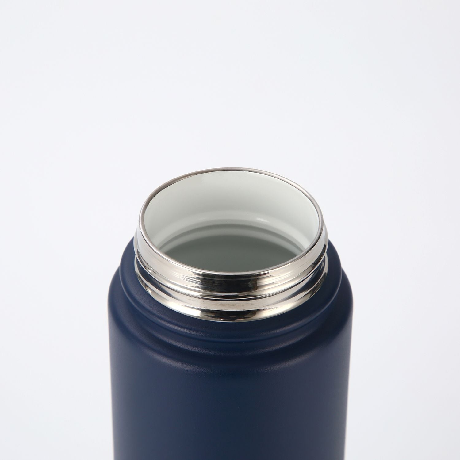 Crossing Urban Ceramic S/S Insulated Screw Cap Sports Bottle With Handle 600ml - Ink Blue (Dark Blue)