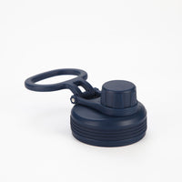 Crossing Urban Ceramic S/S Insulated Screw Cap Sports Bottle With Handle 600ml - Ink Blue (Dark Blue)