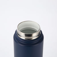Crossing Urban Ceramic S/S Insulated Screw Cap Sports Bottle With Handle 720ml - Ink Blue (Dark Blue)
