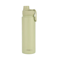 Crossing Urban Ceramic S/S Insulated Screw Cap Sports Bottle With Handle 720ml - Pistachio (Light Green)