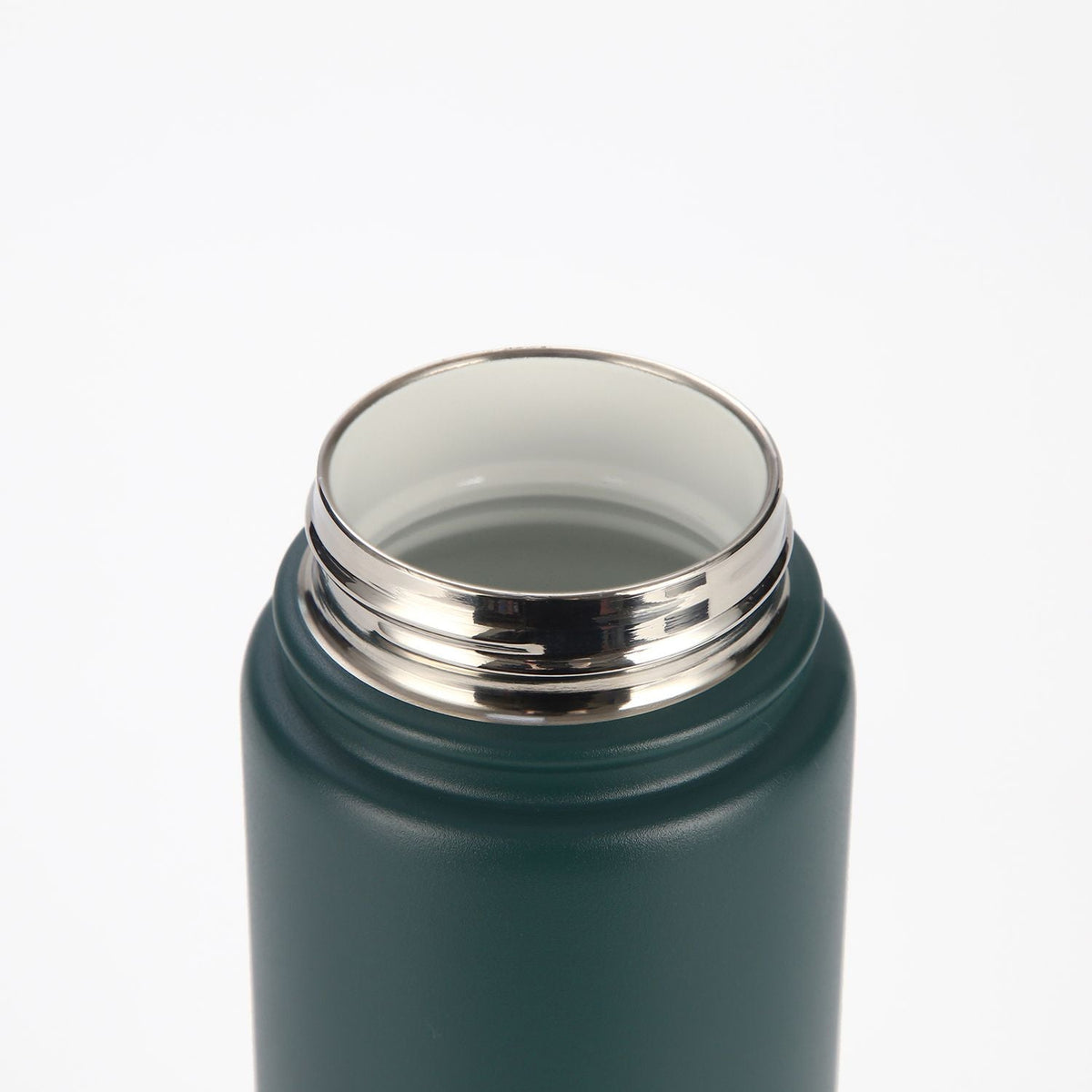 Crossing Urban Ceramic S/S Insulated Screw Cap Sports Bottle With Handle 720ml - Squash (Dark Green)