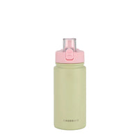 Crossing Urban Ceramic S/S Insulated Straw Sipper Cap Sports Bottle With Handle 480ml - Pistachio Pink (Mix)