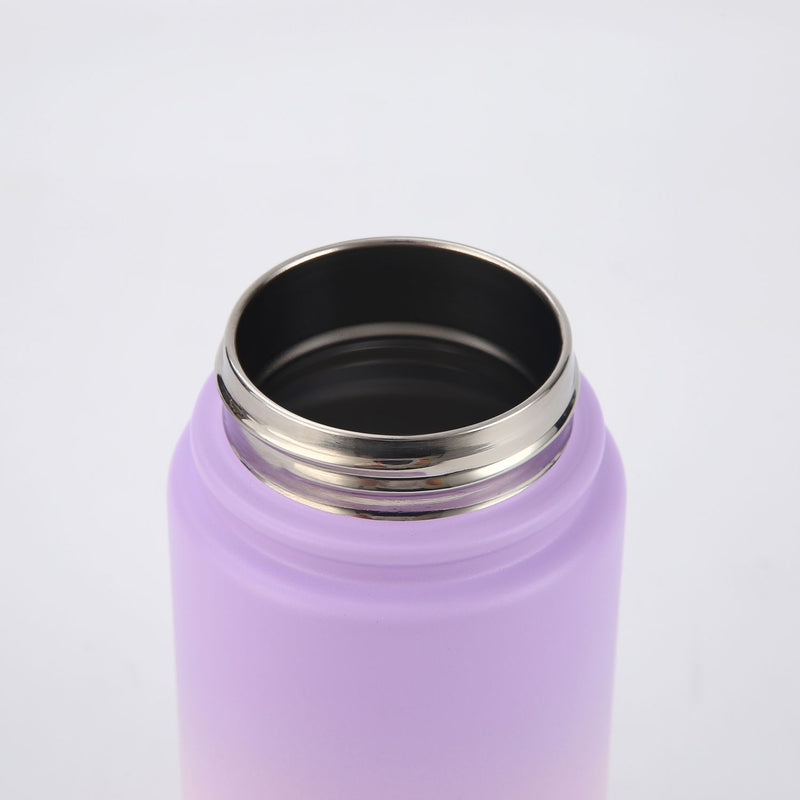 Crossing Urban S/S Insulated Screw Cap Sports Bottle With Handle 400ml - Ombre Lavender Luxe