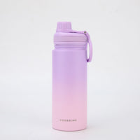 Crossing Urban S/S Insulated Screw Cap Sports Bottle With Handle 600ml - Ombre Lavender Luxe