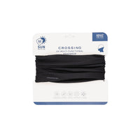 Crossing UV Multi-Functional Headwear UPF 50+ Sun Protection - Black