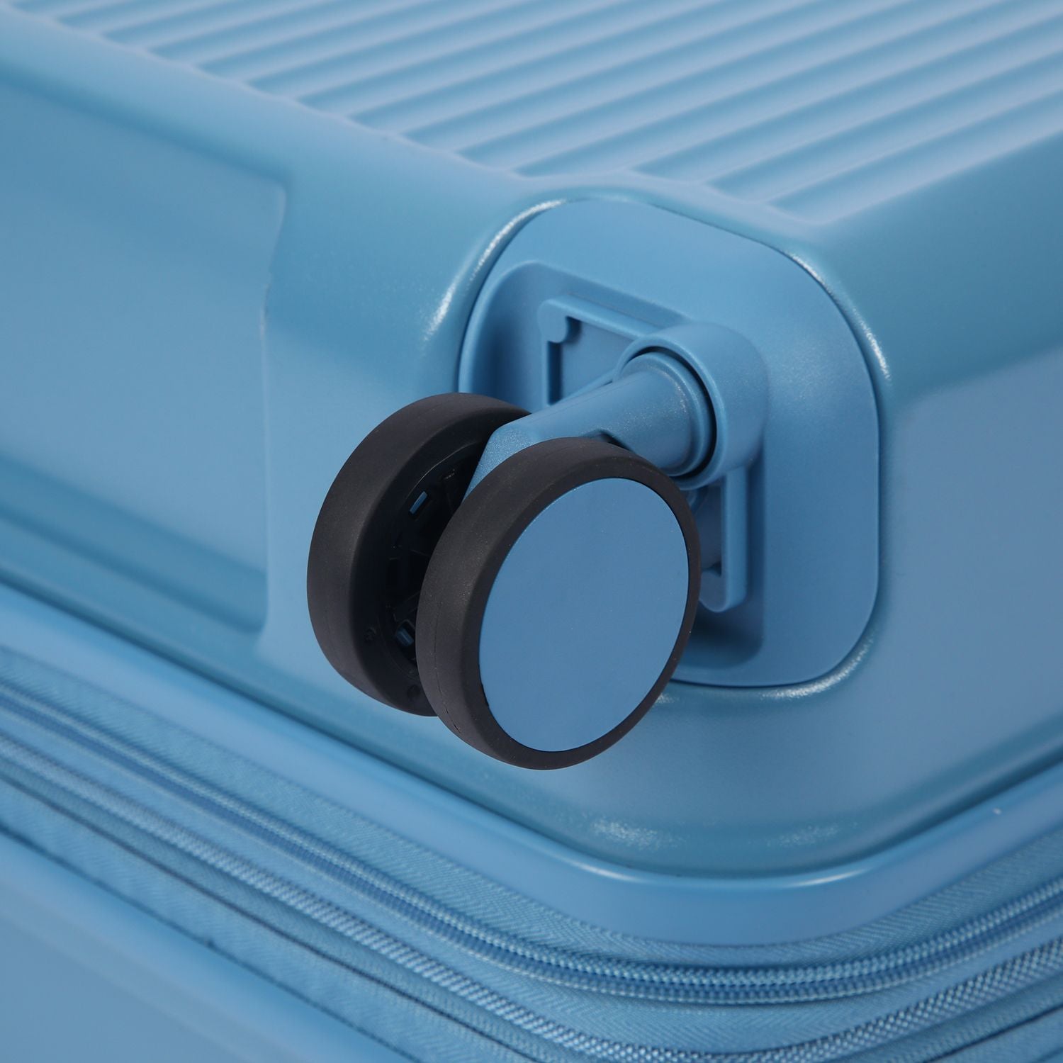 Crossing VIVE Polycarbonate Expandable Carry On Luggage V2 - Blue