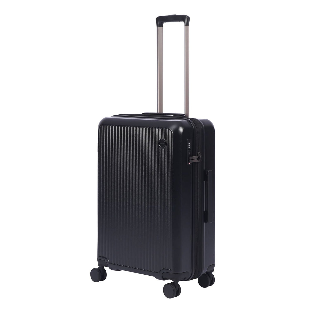 Crossing VIVE Polycarbonate Expandable Medium Luggage V2 - Black