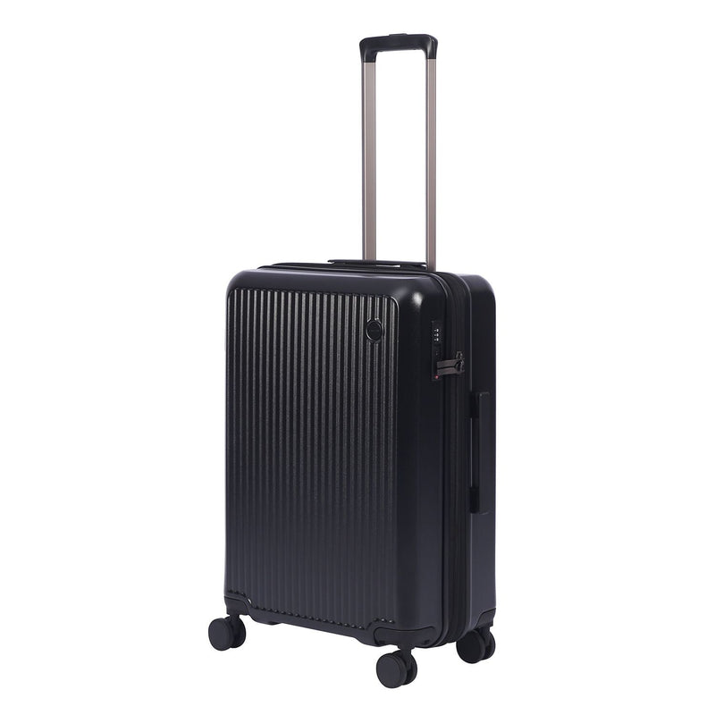 Crossing VIVE Polycarbonate Expandable Medium Luggage V2 - Black
