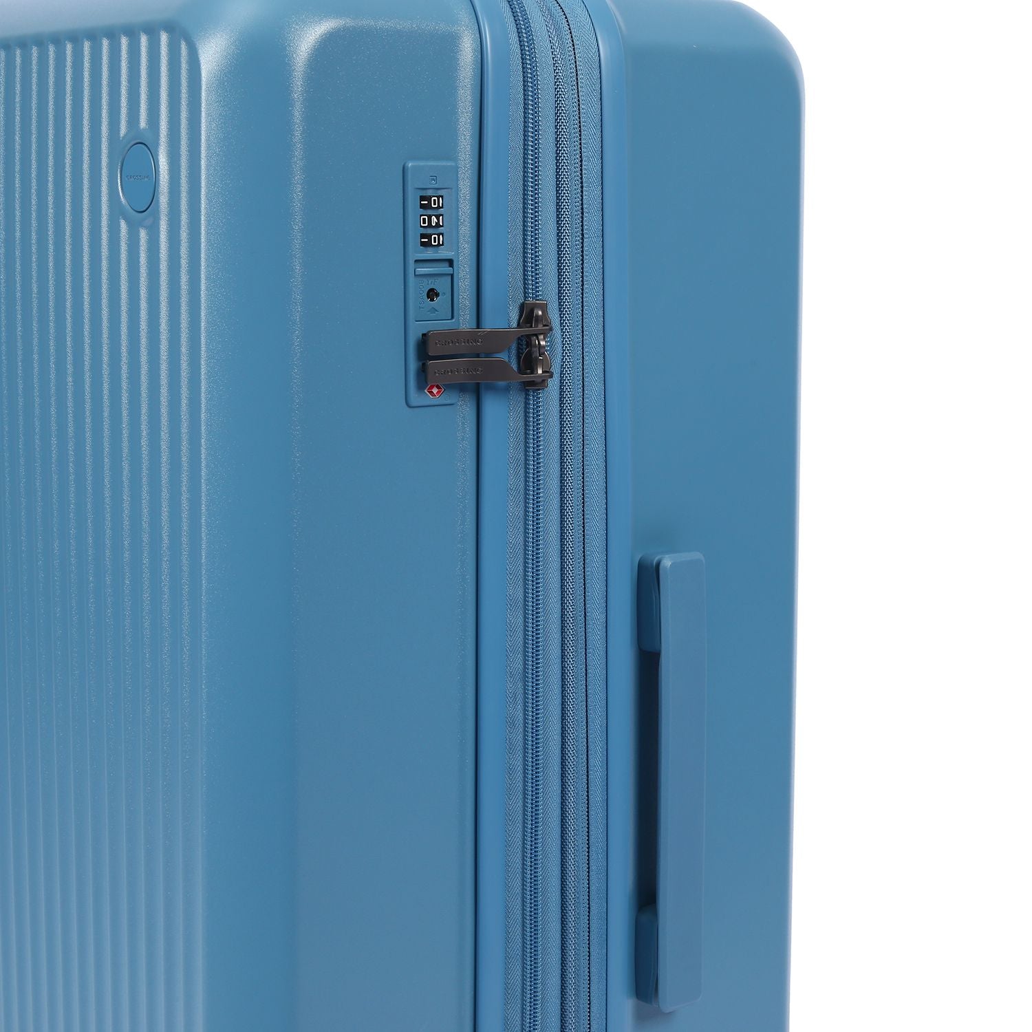 Crossing VIVE Polycarbonate Expandable Medium Luggage V2 - Blue