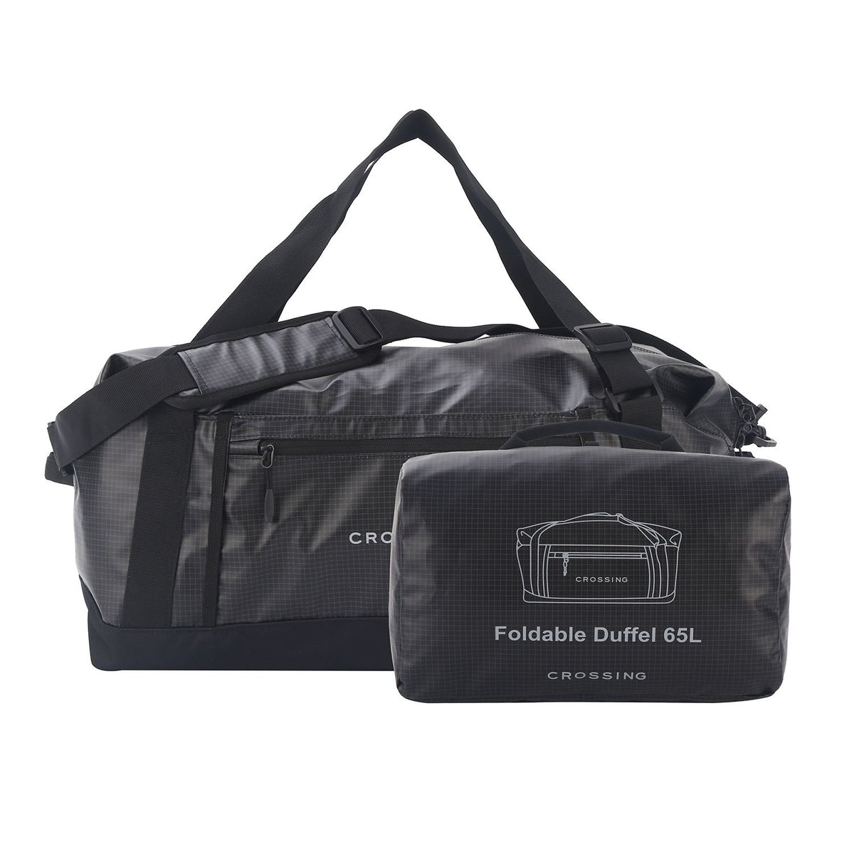 Crossing Voyage Foldable Duffel 65L - Black