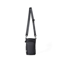 Crossing Water Bottle Crossbody Bag With  Front Pocket 2L - Black