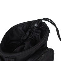 Crossing Water Bottle Crossbody Bag With  Front Pocket 2L - Black