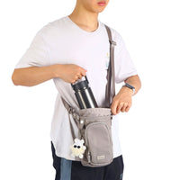 Crossing Water Bottle Crossbody Bag With Front Pocket 2L V2 - Sand