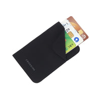Crossing Waterproof Checked Nylon Card Sleeve RFID - Black