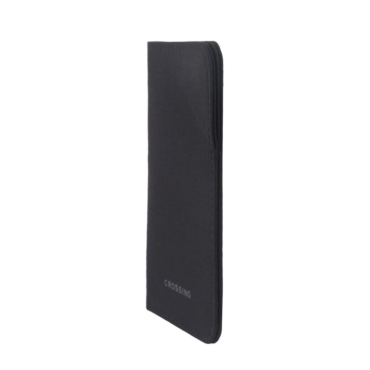 Crossing Waterproof Checked Nylon Card Sleeve RFID - Black