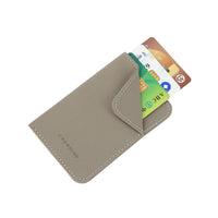 Crossing Waterproof Checked Nylon Card Sleeve RFID - Grey