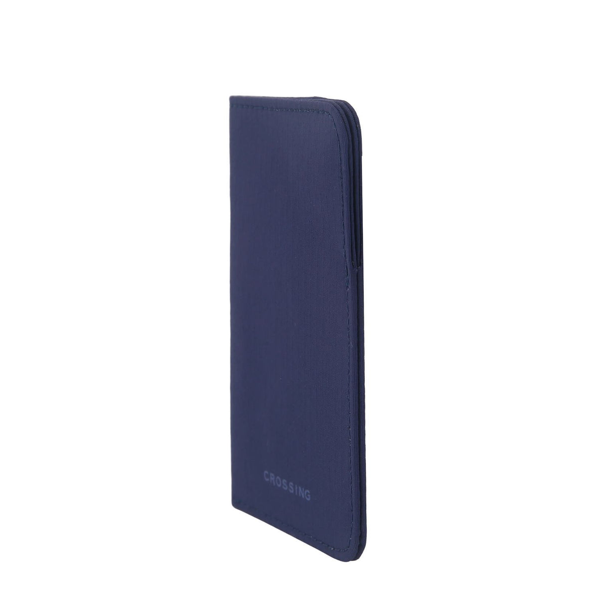 Crossing Waterproof Checked Nylon Card Sleeve RFID - Navy