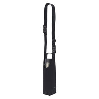 Crossing Waterproof Checked Nylon Dual Carry Water Bottle Bag - Black