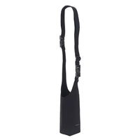 Crossing Waterproof Checked Nylon Dual Carry Water Bottle Bag - Black