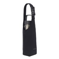 Crossing Waterproof Checked Nylon Dual Carry Water Bottle Bag - Black