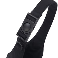 Crossing Waterproof Checked Nylon Dual Carry Water Bottle Bag - Black