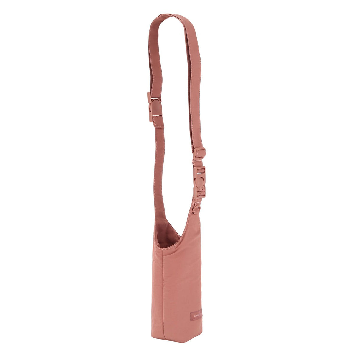 Crossing Waterproof Checked Nylon Dual Carry Water Bottle Bag - Blush