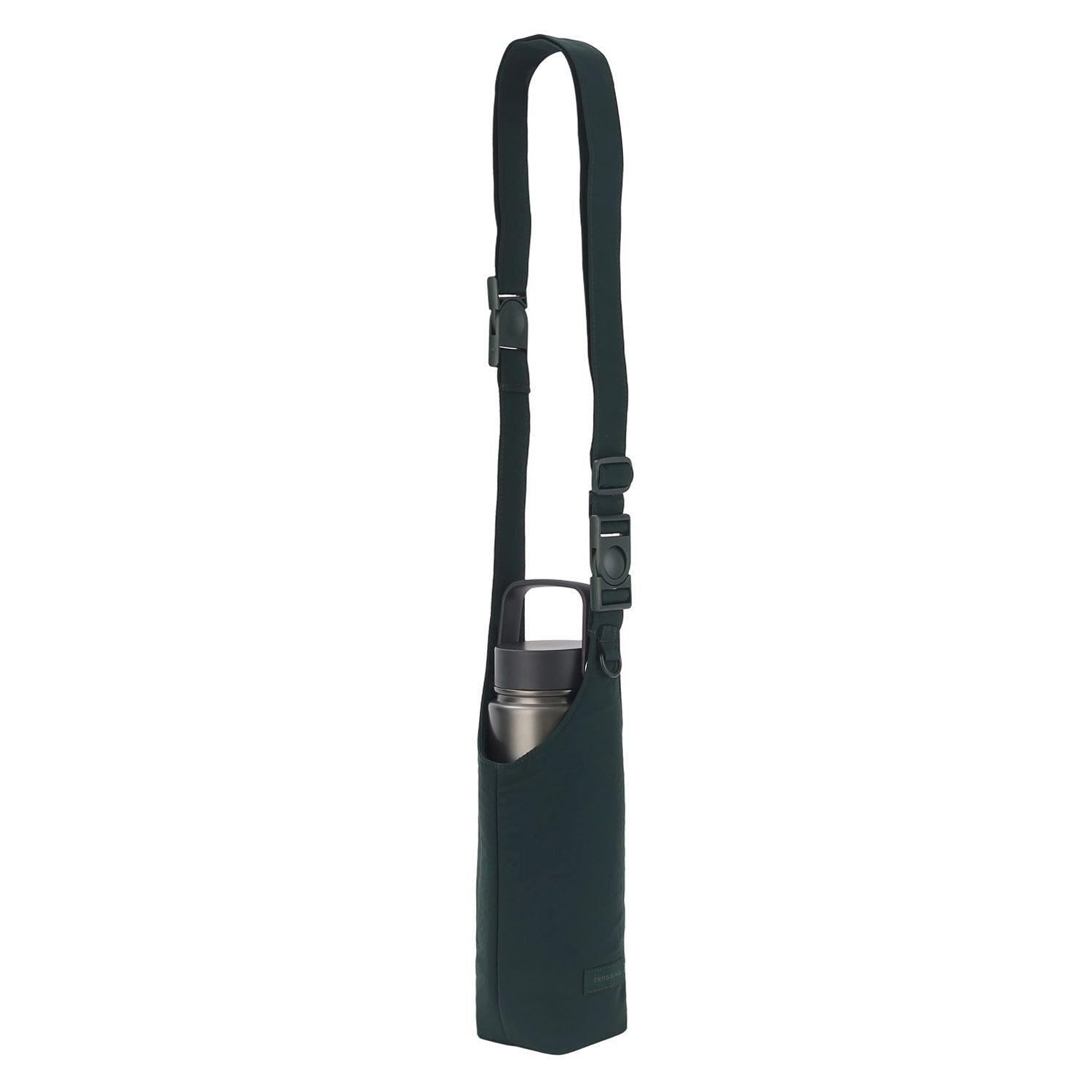 Crossing Waterproof Checked Nylon Dual Carry Water Bottle Bag - Forest Green