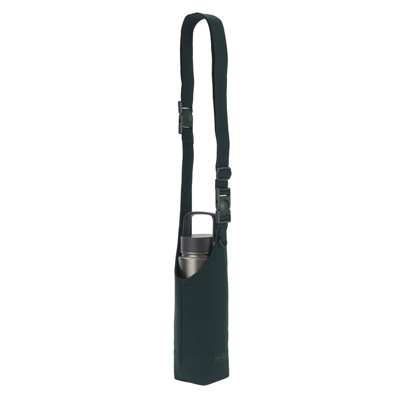 Crossing Waterproof Checked Nylon Dual Carry Water Bottle Bag - Forest Green