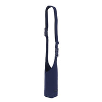 Crossing Waterproof Checked Nylon Dual Carry Water Bottle Bag - Navy