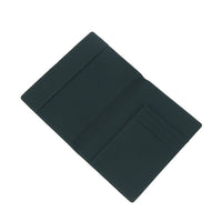 Crossing Waterproof Checked Nylon Passport Cover RFID - Forest Green