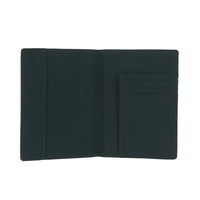 Crossing Waterproof Checked Nylon Passport Cover RFID - Forest Green