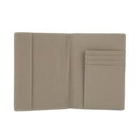 Crossing Waterproof Checked Nylon Passport Cover RFID - Grey