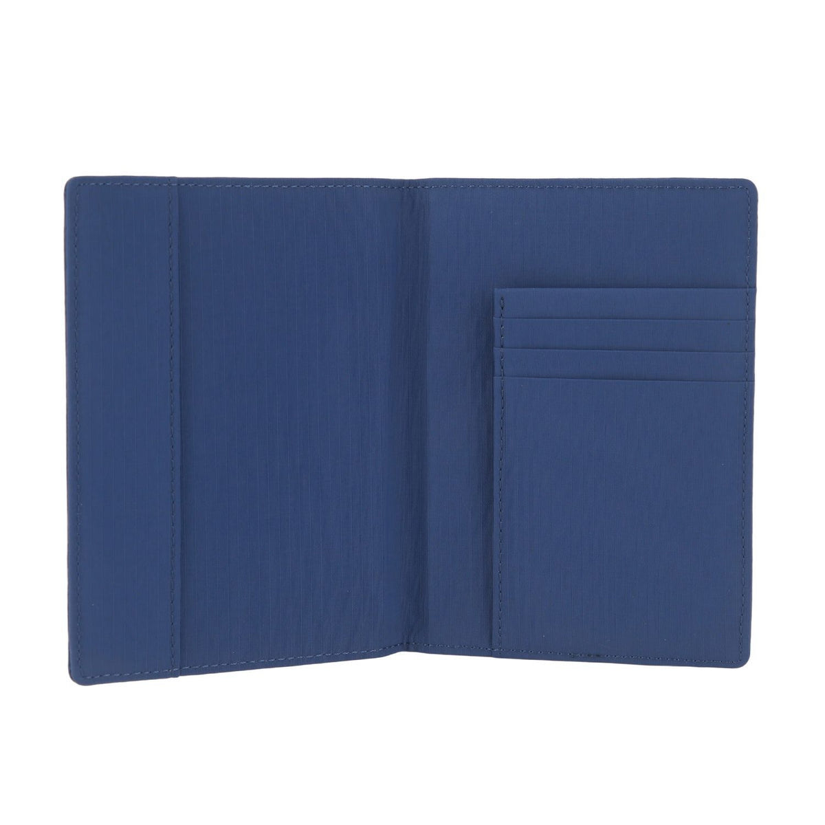 Crossing Waterproof Checked Nylon Passport Cover RFID - Smoke Blue