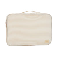 Crossing Waterproof Rayon Checked Packing Cube M - Beige
